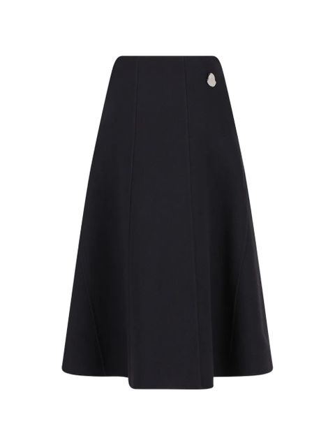 Moncler x Jil Sander midi flared skirt - Blue - zdjęcie produktu nr 1