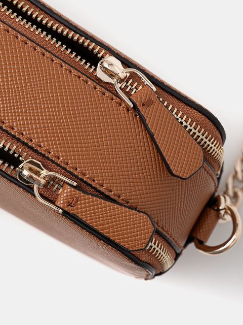 Guess torebka NOELLE kolor brązowy HWZG96 72140