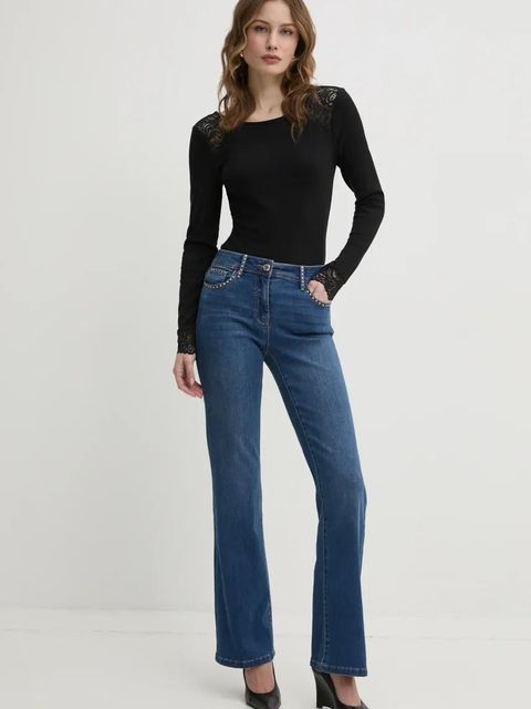 Morgan jeansy PNITRA damskie medium waist PNITRA - zdjęcie produktu nr 2