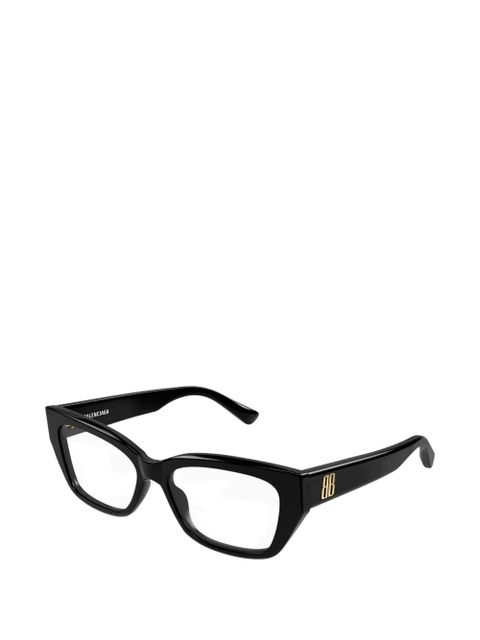 Balenciaga Eyewear geometric-frame glasses - Black - zdjęcie produktu nr 2