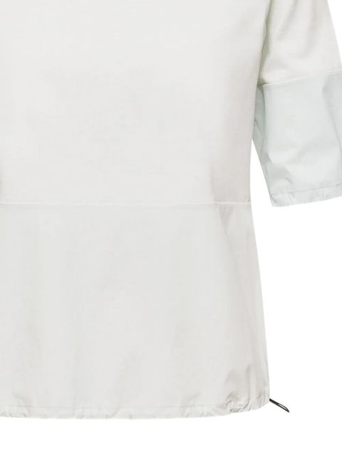 Moncler drawstring-sleeve T-shirt - Green - zdjęcie produktu nr 2