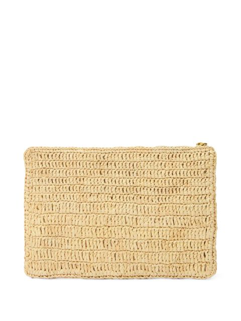 ISABEL MARANT Praia clutch bag - Neutrals
