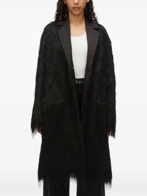 3.1 Phillip Lim fringe tuxedo-coat - Brown