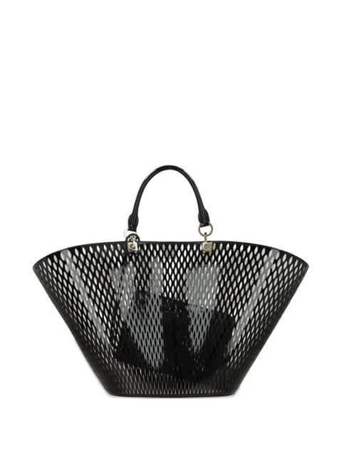 TOM FORD cut-out patent-leather tote bag - Black - zdjęcie produktu nr 1