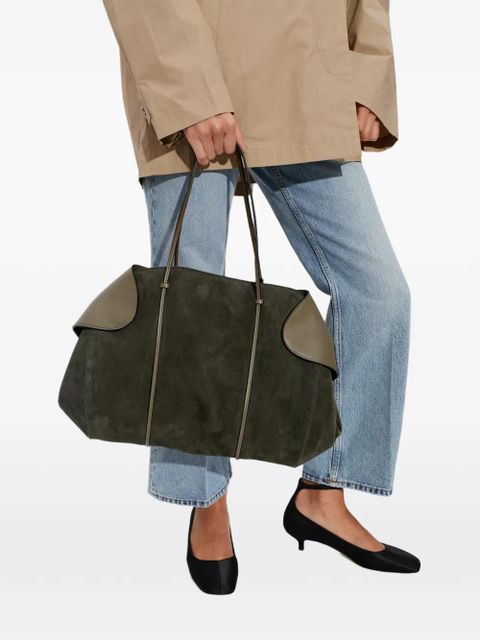 NEOUS Berenices suede tote bag - Green - zdjęcie produktu nr 2