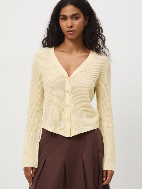 Medicine kardigan damski lniany - zdjęcie produktu nr 1