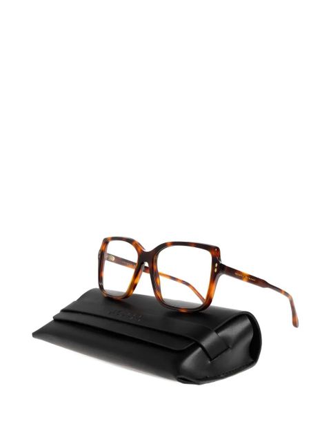 Isabel Marant Eyewear square-frame glasses - Brown - zdjęcie produktu nr 2