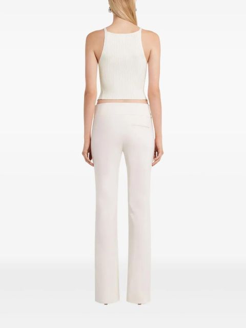 Courrèges pointy tank top - White