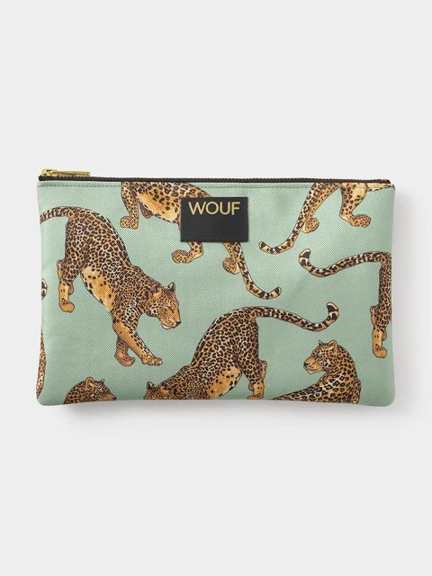 WOUF kosmetyczka Emerald Leopard 26 x 17 x 1 cm - zdjęcie produktu nr 2