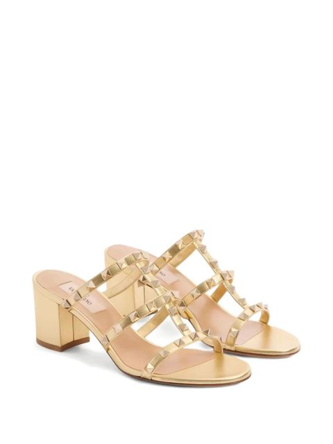 Valentino Garavani 60mm Rockstud sandals - Gold