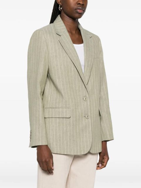 Maje pinstripe-pattern blazer - Neutrals