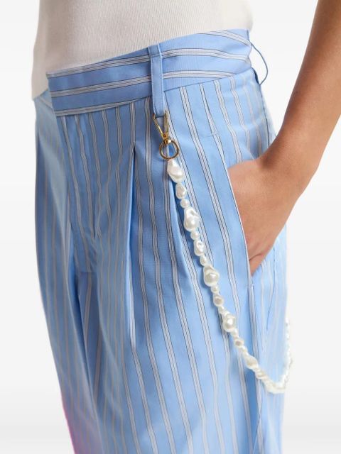 Essentiel Antwerp Jesuis pearl-belt trousers - Blue