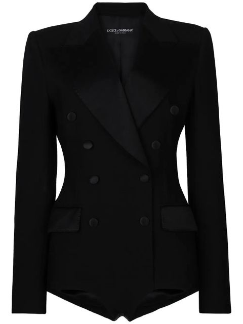 Dolce & Gabbana double-breasted playsuit blazer - Black - zdjęcie produktu nr 1