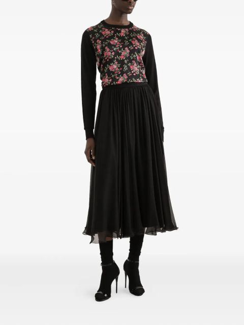 Dolce & Gabbana floral sweater - Black - zdjęcie produktu nr 2