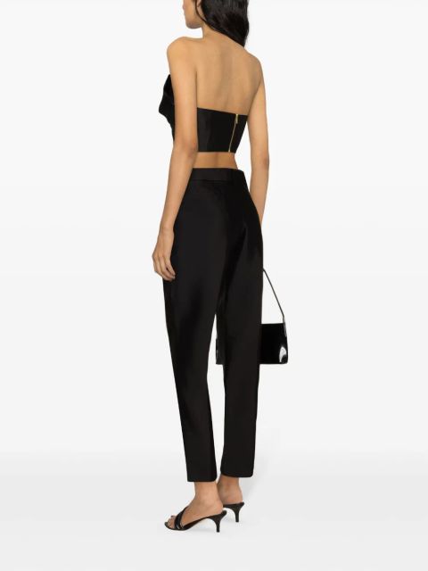 ZIMMERMANN Matchmaker low-rise tuxedo trousers - Black