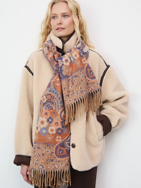 Medicine szal damski kolor multicolor wzorzysty - zdjęcie produktu nr 1