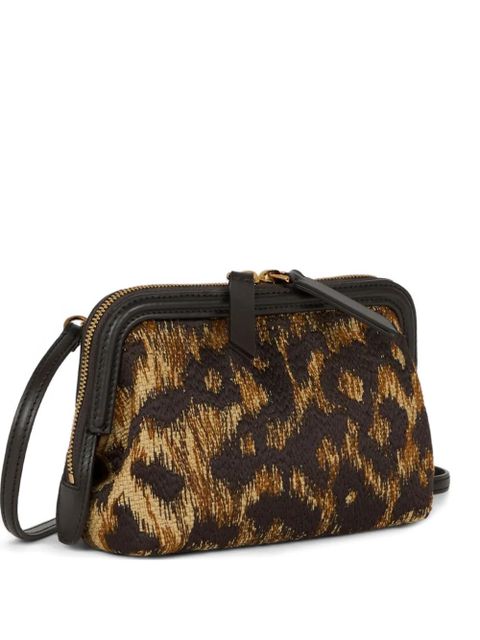 ETRO Doc animal-effect clutch bag - Brown - zdjęcie produktu nr 1
