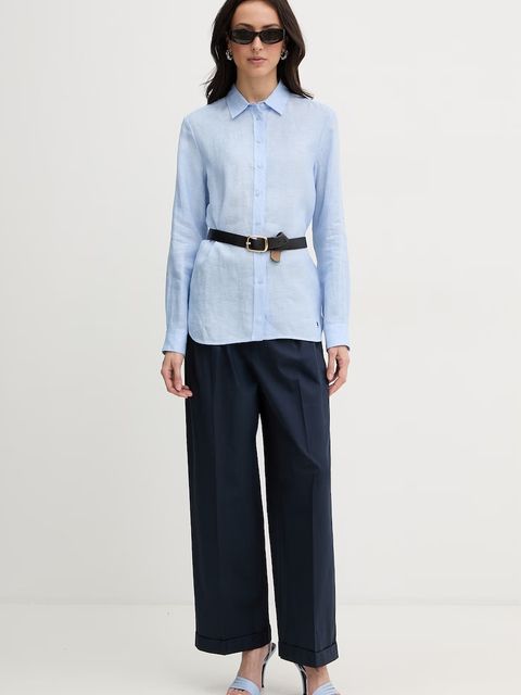 Max&Co. spodnie damskie bawełniane z elastanem MCOAFONE - zdjęcie produktu nr 1