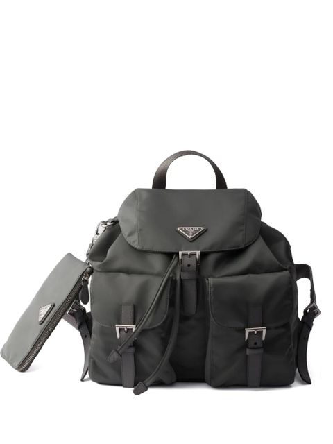Prada flap-closure front-pockets backpack - Grey - zdjęcie produktu nr 1