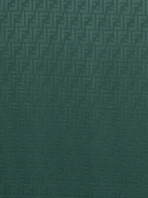 FENDI FF-logo scarf - Green - zdjęcie produktu nr 2