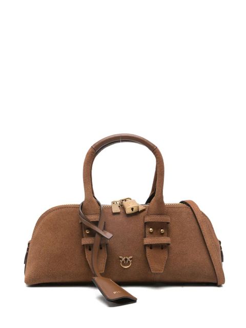 PINKO padlock top-handles tote bag - Brown - zdjęcie produktu nr 1
