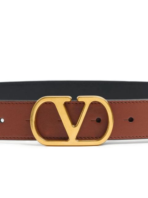Valentino Garavani 30mm VLogo Signature belt - Brown