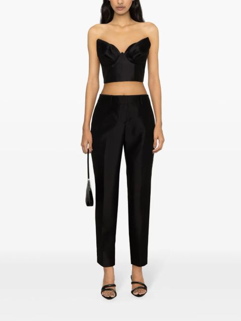 ZIMMERMANN Matchmaker low-rise tuxedo trousers - Black