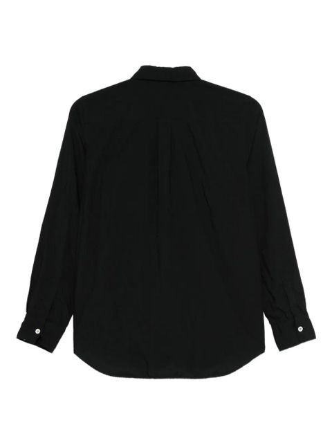 Comme Des Garçons floral-appliqué shirt - Black - zdjęcie produktu nr 2