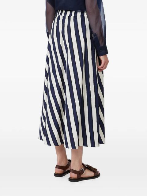 Max Mara striped midi skirt - Blue