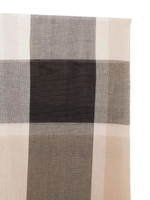 Barbour checked scarf - Neutrals - zdjęcie produktu nr 2