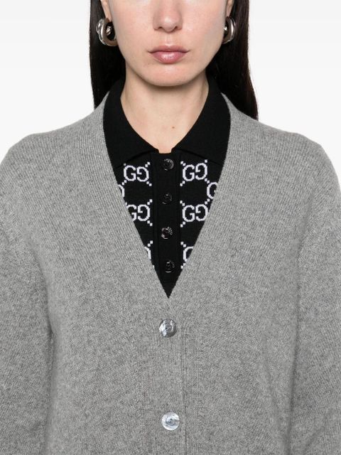 Gucci Web-stripe cardigan - Grey - zdjęcie produktu nr 2