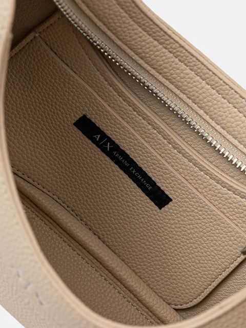 Armani Exchange torebka kolor beżowy 942883 CC783