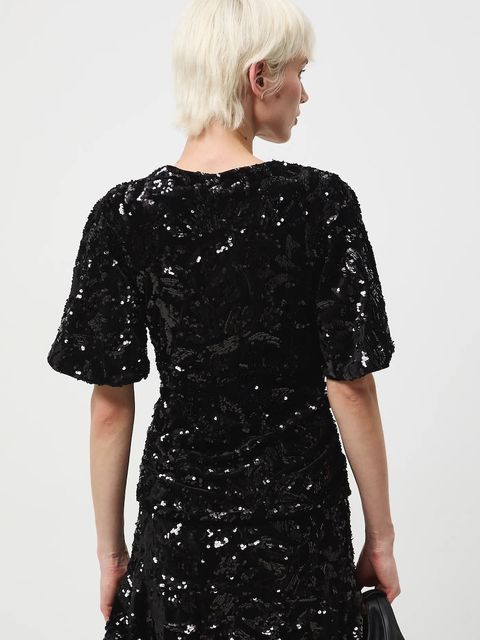 Medicine bluzka damska kolor czarny z aplikacją - zdjęcie produktu nr 2