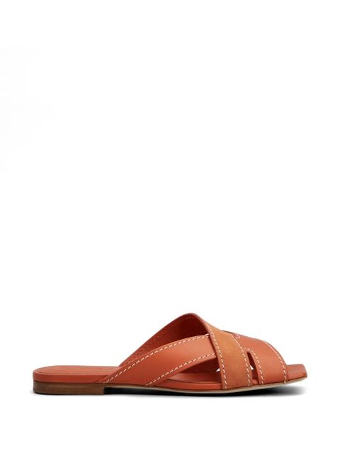 Tod's crossed-strap sandals - Orange - zdjęcie produktu nr 1
