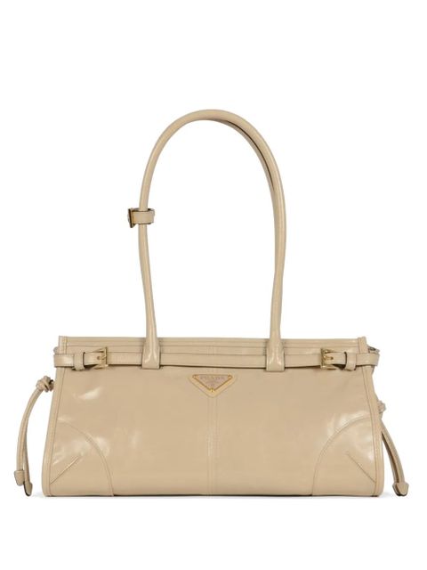 Prada Bonnie medium leather handbag - Neutrals - zdjęcie produktu nr 1