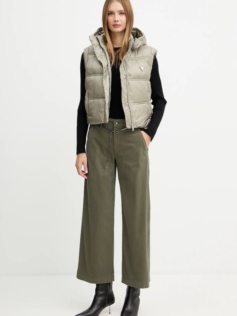 Guess bezrękawnik ERNESTINE kolor zielony zimowy W5YL11 WHDO2 - zdjęcie produktu nr 2