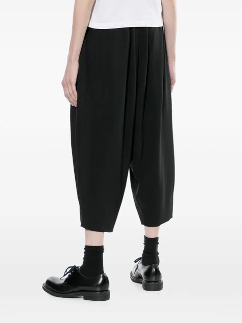 Comme Des Garçons drop-crotch trousers - Black