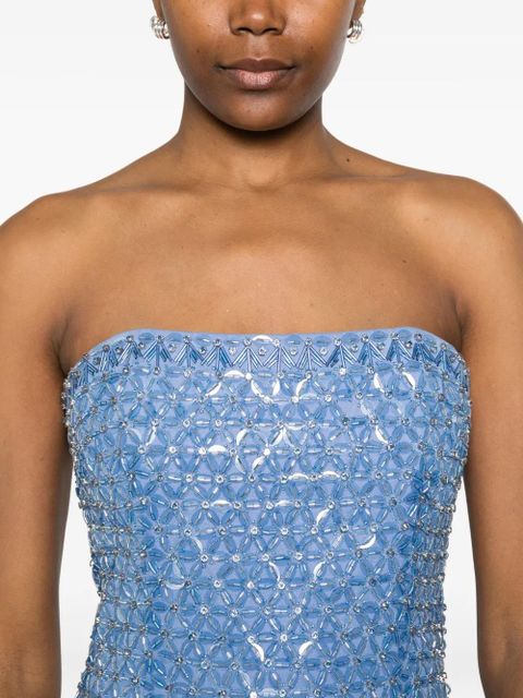 Simkhai Vanessa embellished midi dress - Blue