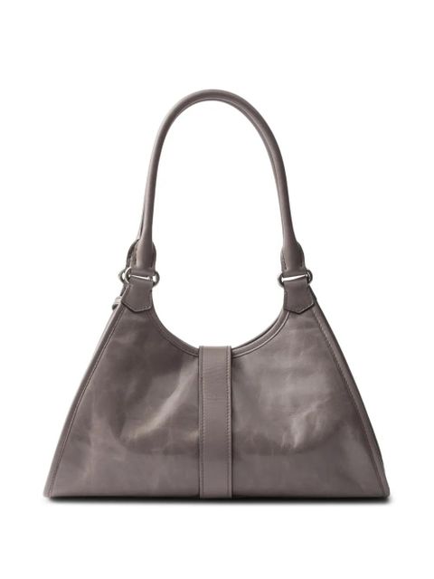 Prada medium leather tote bag - Grey - zdjęcie produktu nr 2