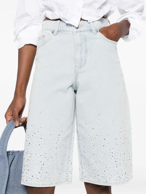 Maje embellished shorts - Blue