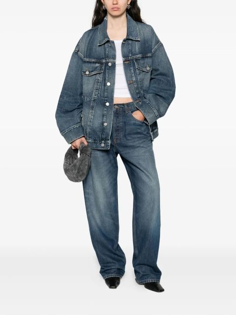 AGOLDE buttoned denim jacket - Blue - zdjęcie produktu nr 2