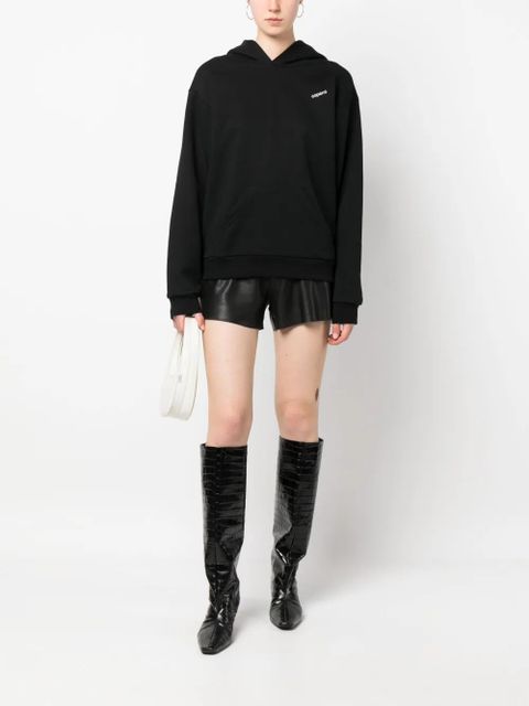 Coperni logo-print long-sleeved hoodie - Black - zdjęcie produktu nr 2