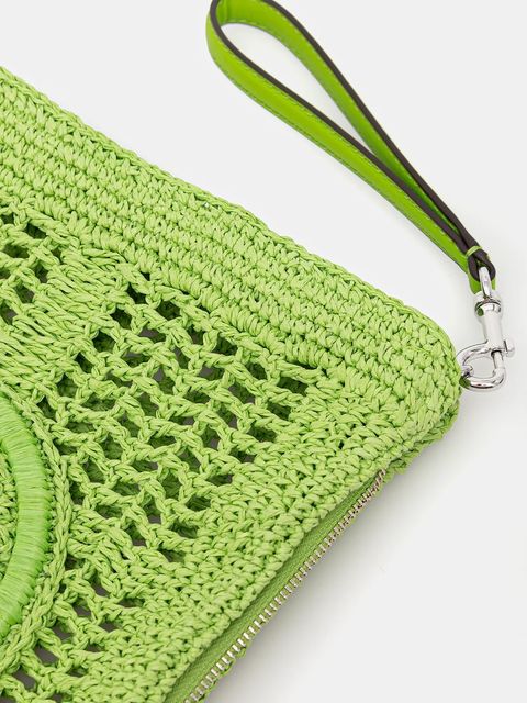 Tory Burch kopertówka Ella kolor zielony 155038-300 - zdjęcie produktu nr 2