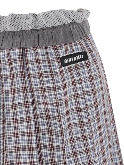 Miu Miu pleated skirt - Grey