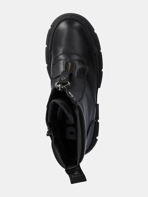 Buffalo workery Gospher Zip Boot damskie kolor czarny na platformie ocieplone 1622350-BLK