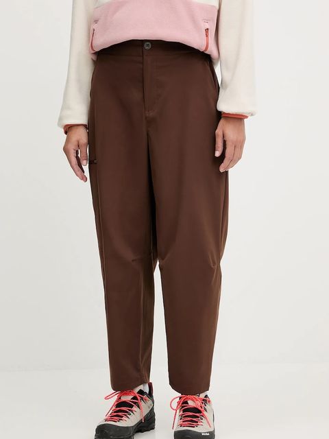 Columbia spodnie outdoorowe Granite Point damskie kolor brązowy 2135391 - zdjęcie produktu nr 1