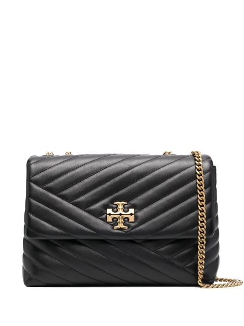 Tory Burch Kira Chevron Convertible shoulder bag - Black - zdjęcie produktu nr 1