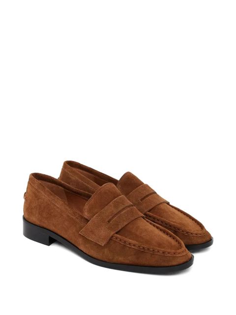 ATP Atelier Airola almond-toe strap loafers - Brown