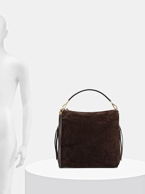 Answear.LAB torebka zamszowa