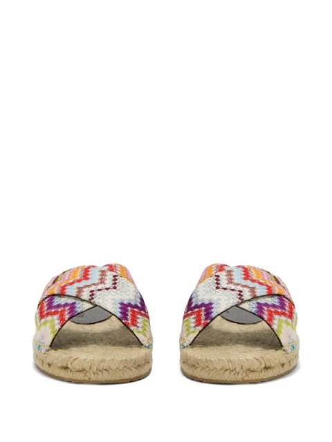 Missoni zigzag-patterned espadrilles - Neutrals